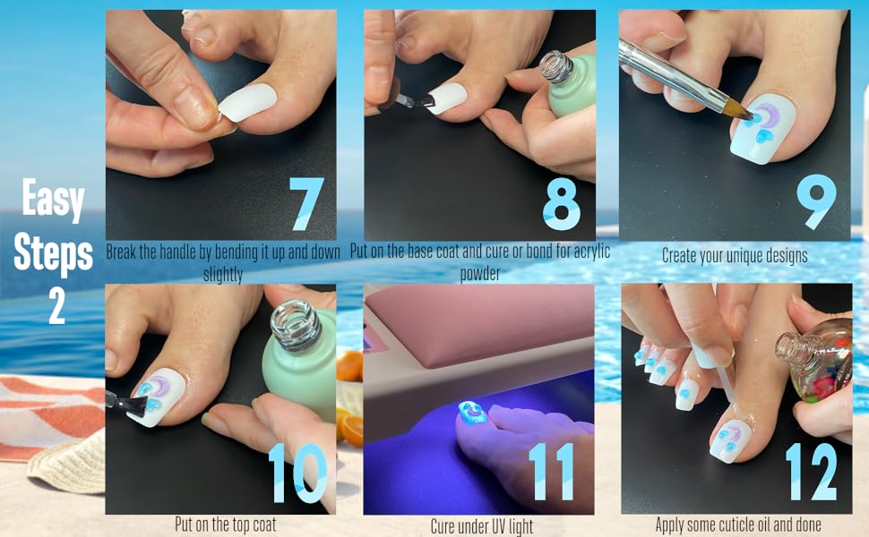 how to use long toe nails