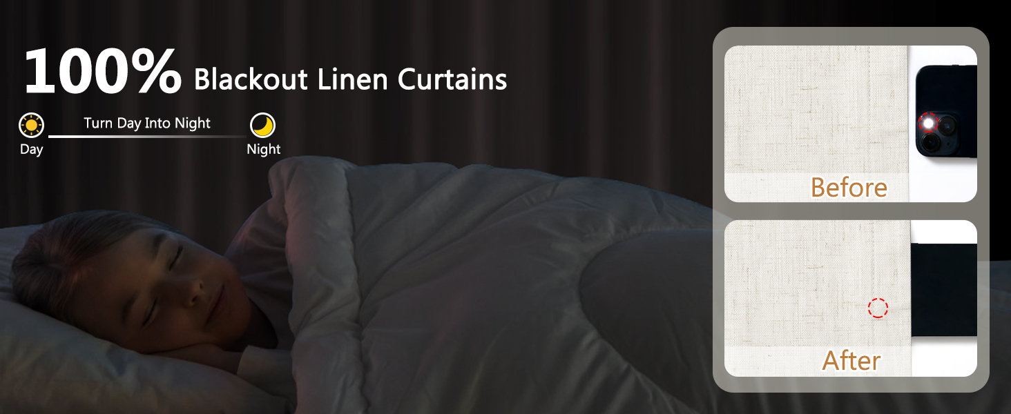 blackout curtains