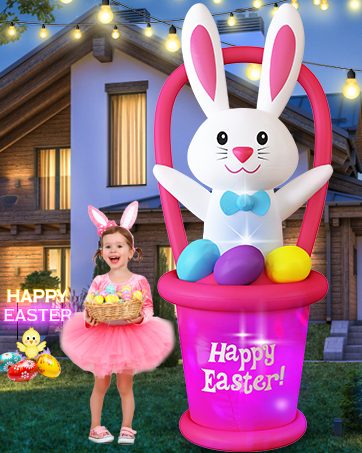 inflatable bunny decorations
