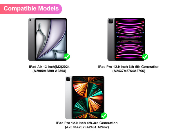 Amazon.com: for iPad Air 13 inch (M2-2024, M3-2025) Case