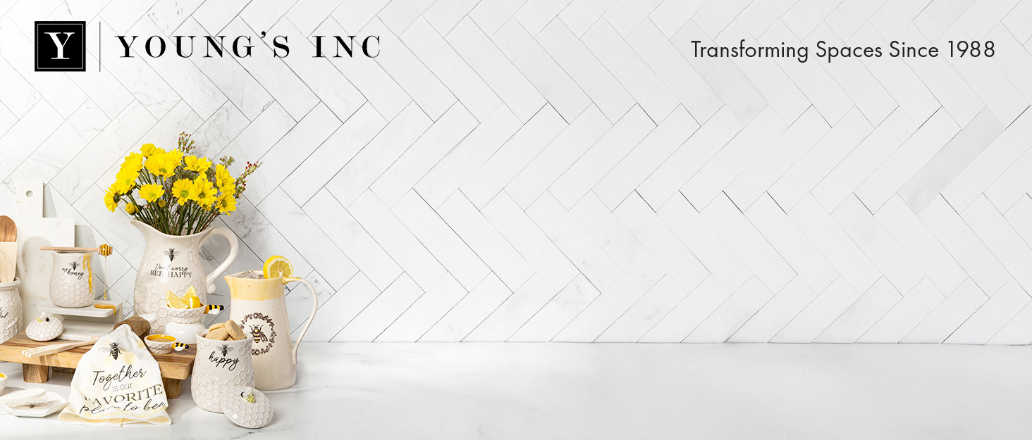 Appealing accents embellish this large wooden sign while adding a unique homemade style.