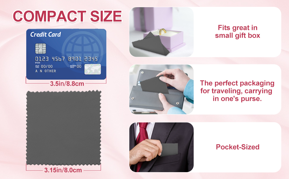 small polishing cloth, silver cloth, tarnish cloth