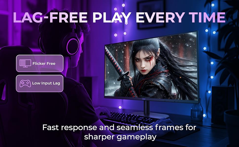 Lag free monitor
