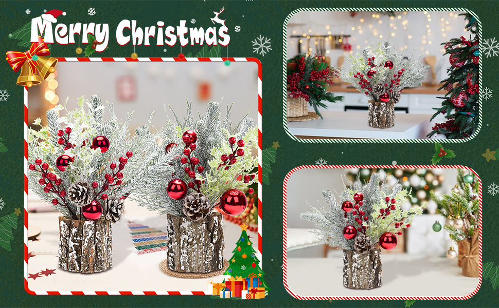 2Pack Small Christmas Tree