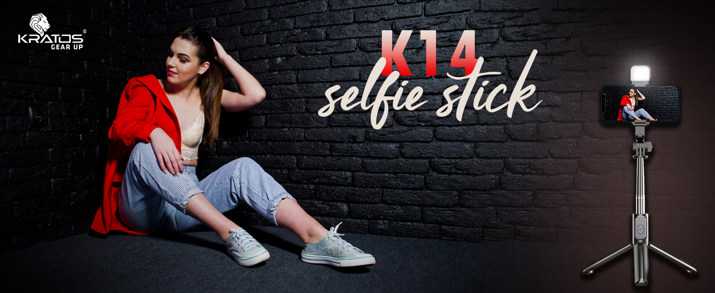 selfi stick with light, selfie stick for mobile