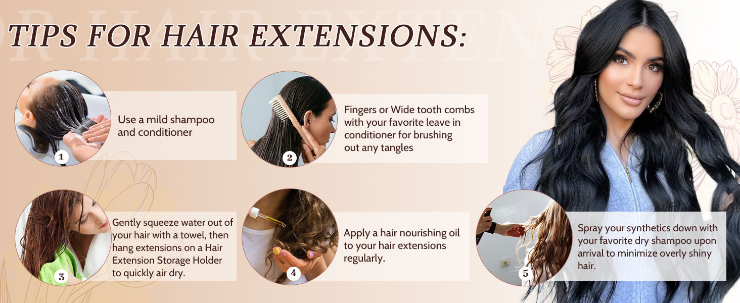 clip in hair extensions