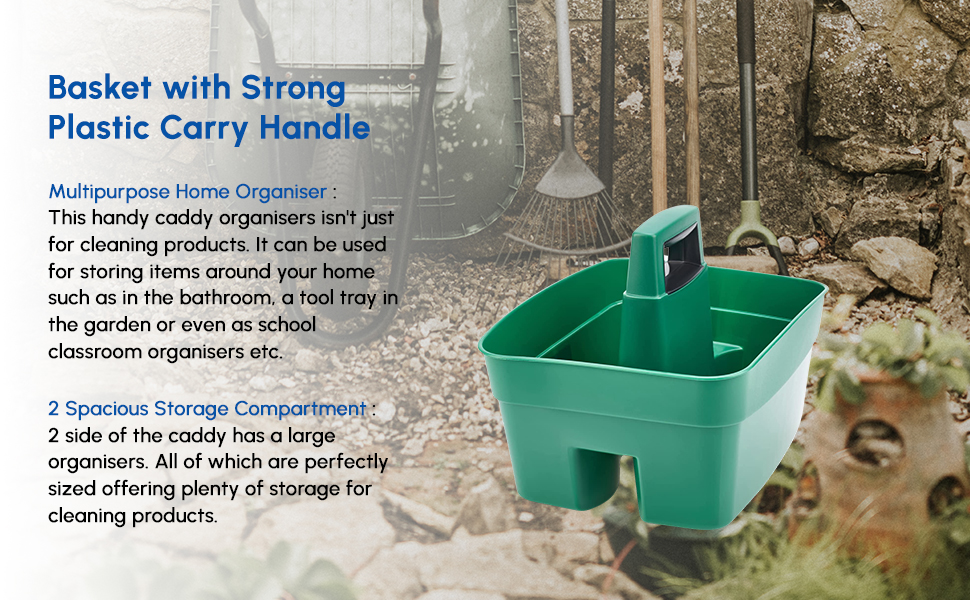 ACCURATE Garden Caddy Multipurpose Cleaning Caddy Large Strong Garden