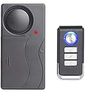 Mengshen Wireless Vibration Alarm, Anti-theft Burglar Alarm for Bicycle/Bike/Motorcycle/Car/Vehic...