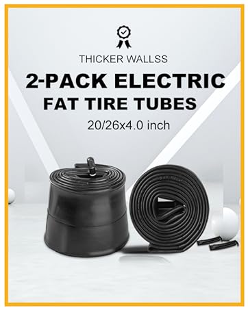 2-Pack Electric Fat Tire Tubes