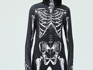 Halloween Skelett Kostüm für Männer