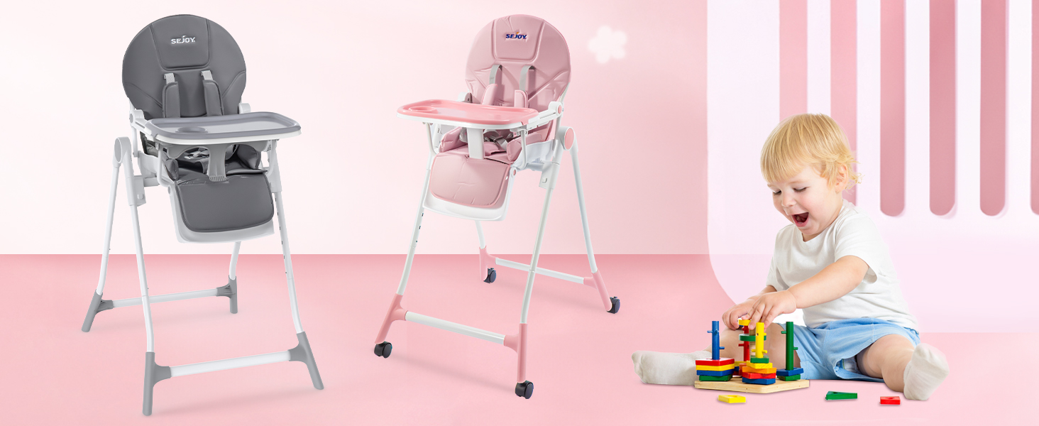 folding high chairs for babies and toddlers