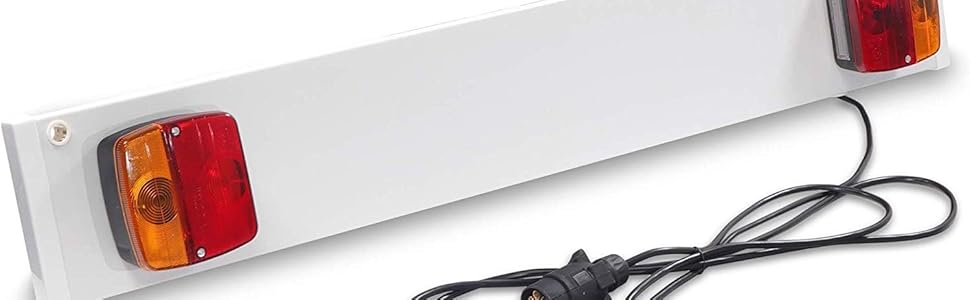 Leisure MART LED Trailer Lighting Board 4ft With 6 Meters Of 7 Core Cable And Fog Lamp Part No. LMX1844
