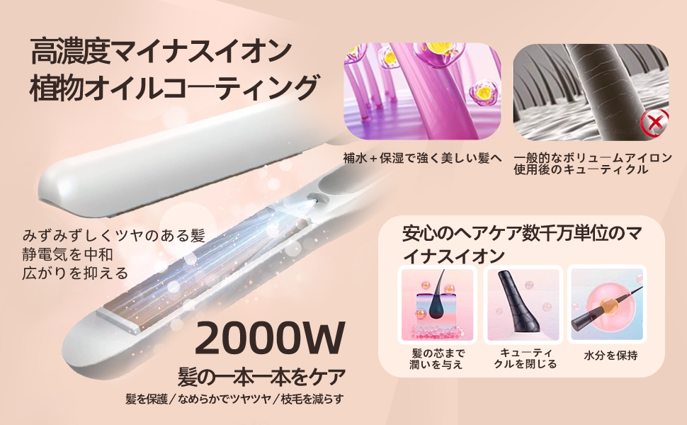ヘアアイロン ミニ ストレート ヘアアイロン | SALONIA(サロニア)公式サイト