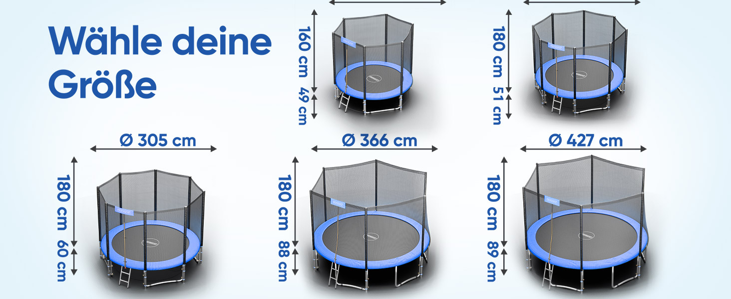 Monzana® Trampolin Ø 305 cm TÜV SÜD GS Zertifiziert inkl. Sicherheitsnetz Kindertrampolin Gartentrampolin
Monzana® Tramp 6da08356 B22f 4e26 Ad61 676324ca9963. CR0,0,1464,600 PT0 SX1464 V1