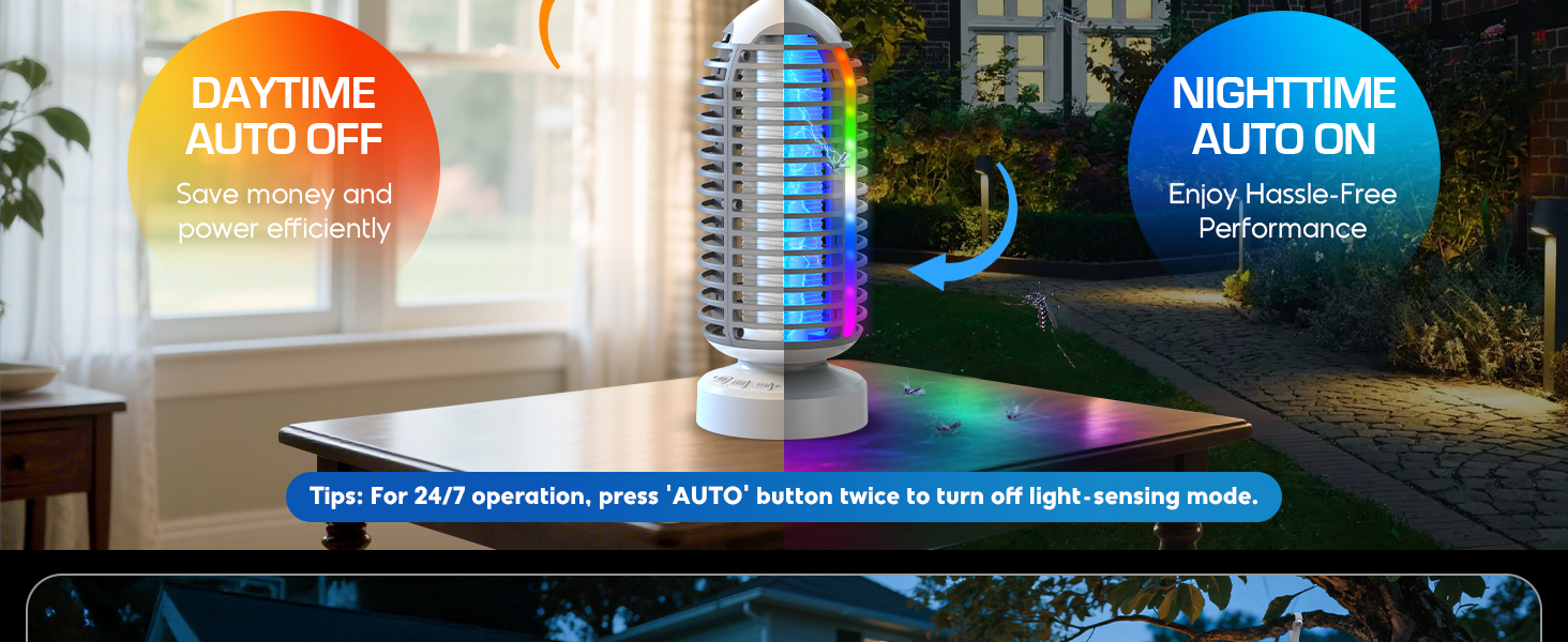 bug zapper outdoor battery powered