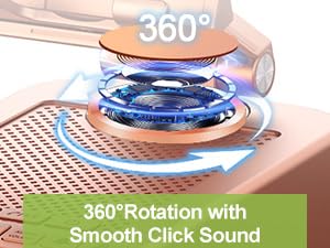 360° adjustable