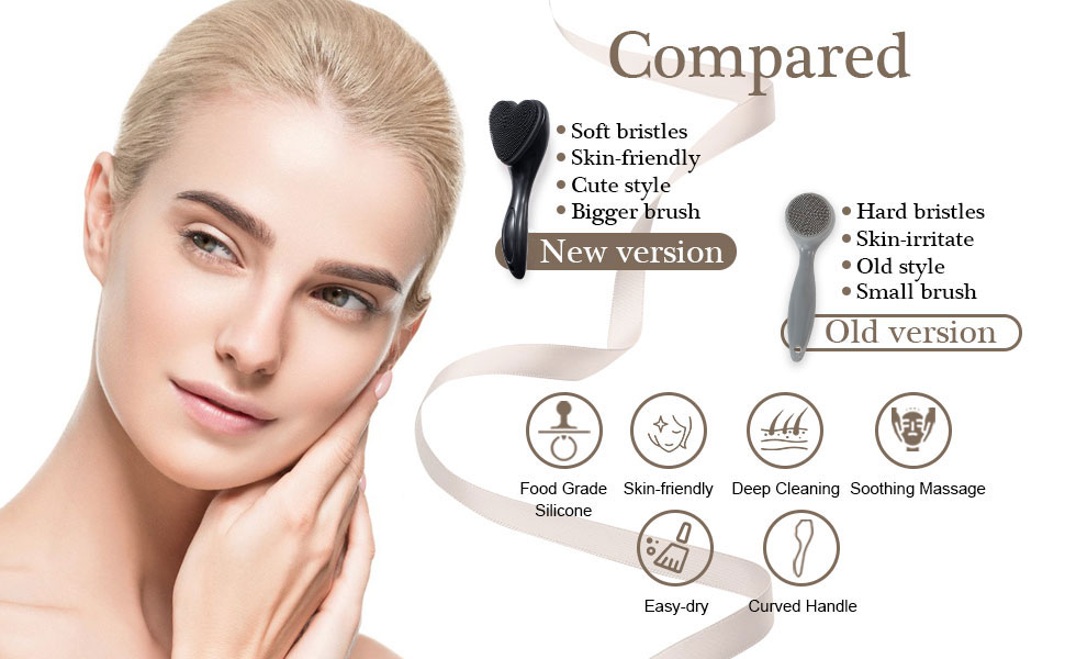 silicone face scrubber