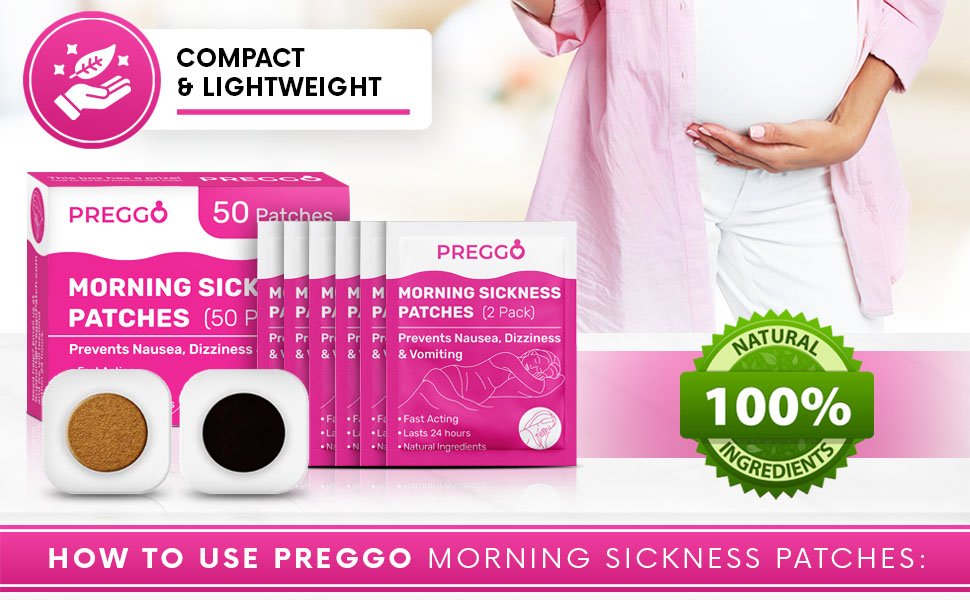 Preggo Morning Sickness Relief Patches Supports Nausea
