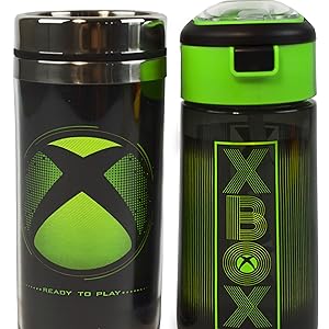 XBOX Supra Sports Bottle 18oz & Stainless Steel Travel Mug Set