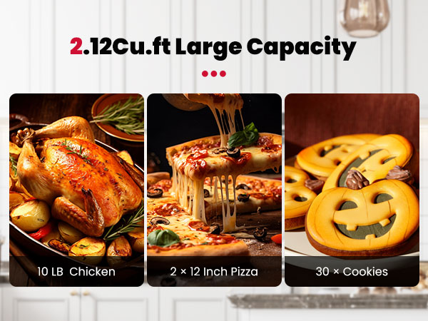 large capacity gas oven