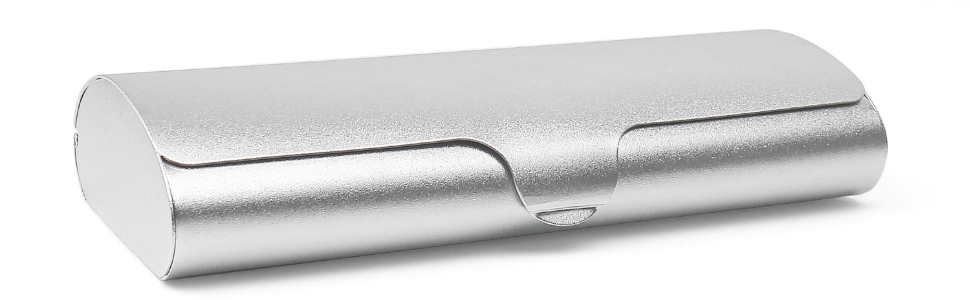 Slim Eyeglass Case, Metal Aluminum Eyeglass Hard Shell