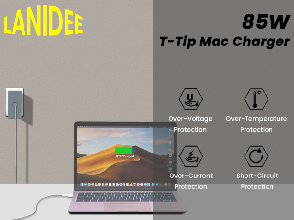 Amazon.com: Lanidee 85W Charger Compatible with Mac Book Pro