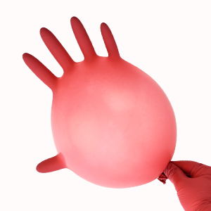 SwiftGrip EN35U Burgundy Nitrile Exam gloves are Thin, but Strong! They're puncture resistant.