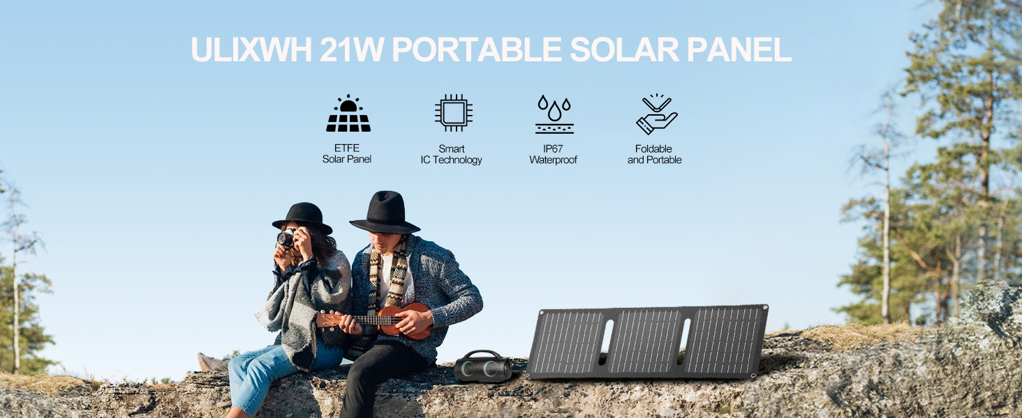 ULiXWH 21W Portable Solar Panel