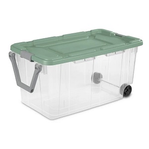 Amazon.com - Storage Bin 40 Gallon 160 Qt Wheeled Industrial