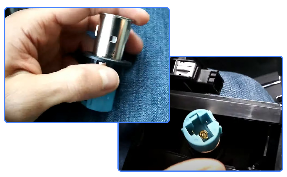 KPALAG Power Outlet Base Socket Cigarette Car Lighters