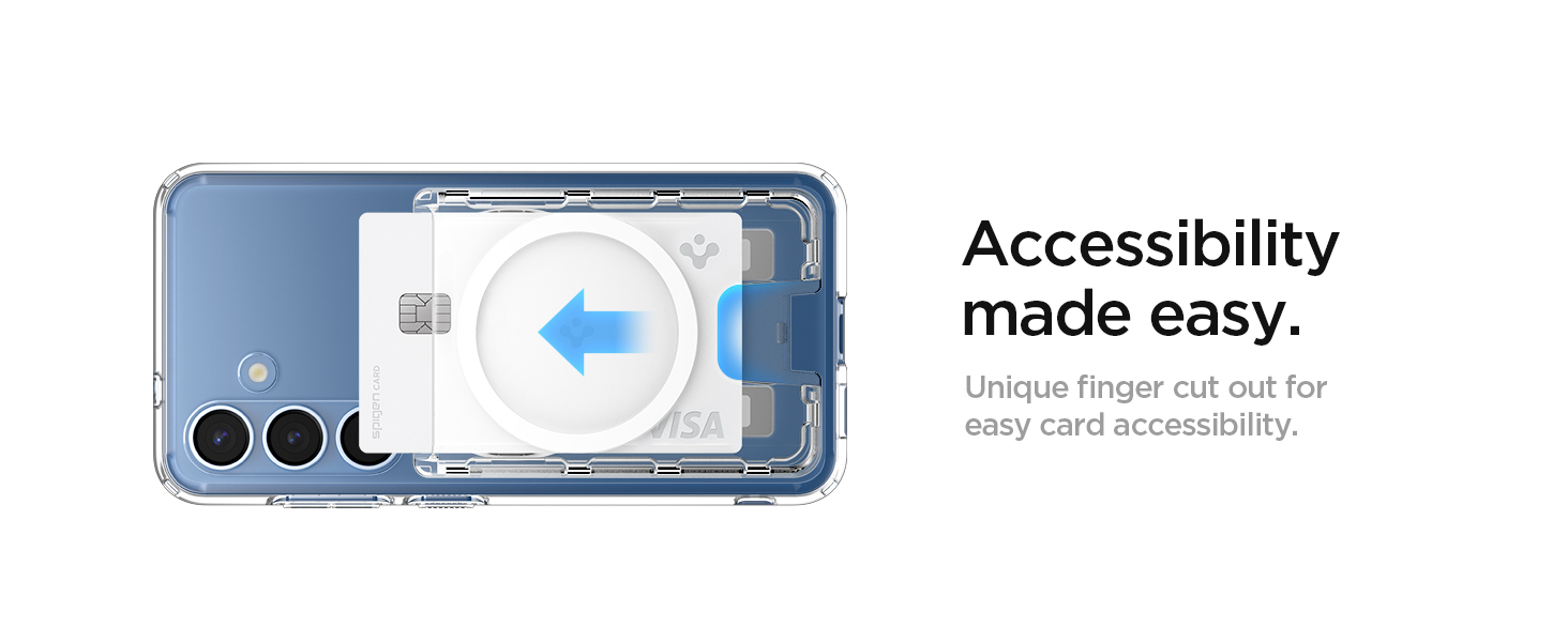 B0DNH54TGR_Magsafe Card Holder (Galaxy S25) Ultra Hybrid Magfit Plus Crystal Clear