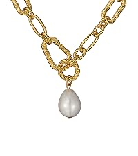 Amazon.com: Ted Baker London Tiyaa Twisted Pearl Hoop