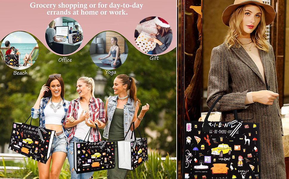 Friends Bag,Friends Canvas Tote Bag,Friends TV Show Gifts