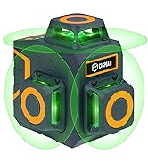 CIGMAN Laser Level 360 Self-leveling, Rechargeable 3X360° Laser Level for Picture Hanging