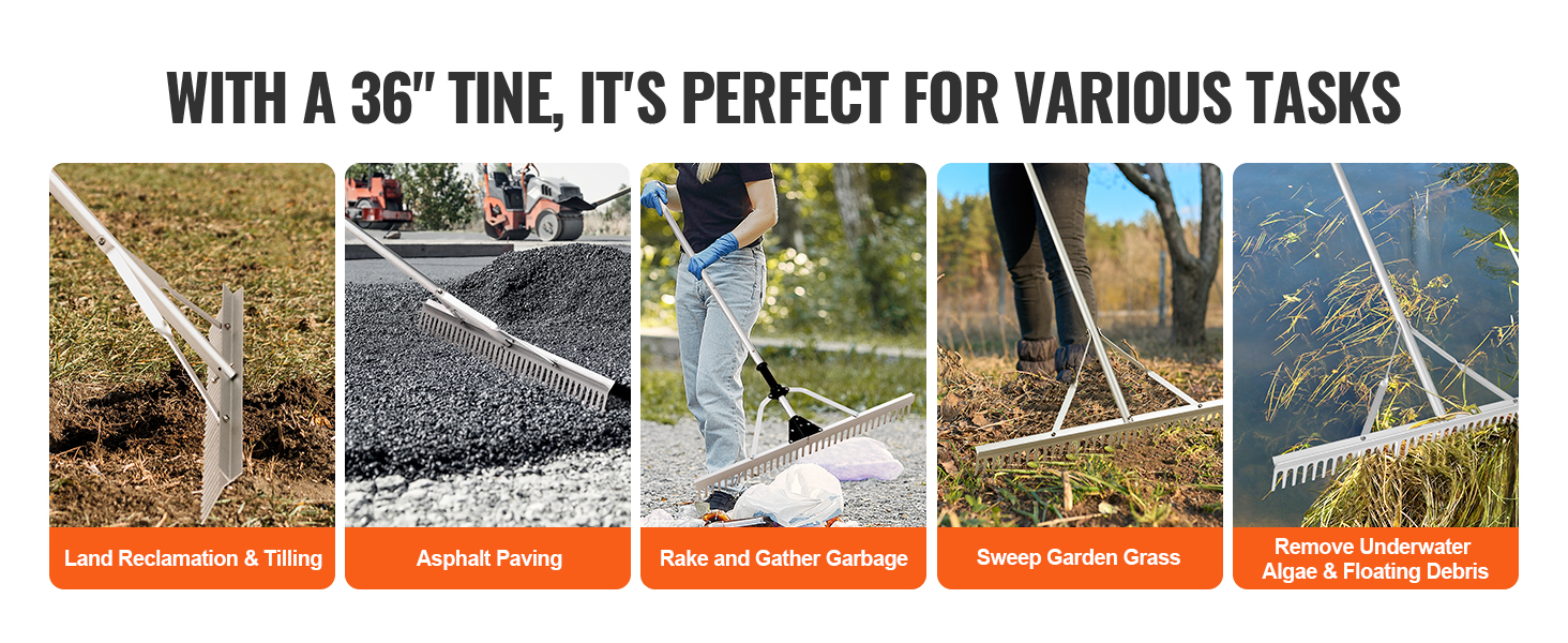 rastrillo de asfalto