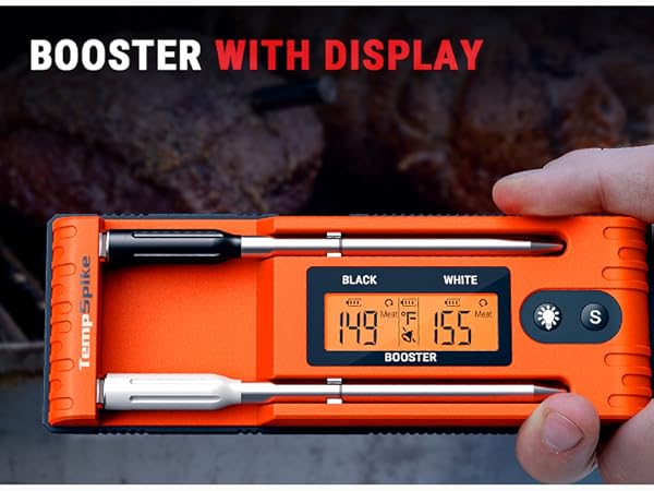 bluetooth meat thermometer for grilling and smoking meat probe thermometer wireless meat probe