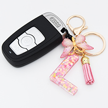 Christmas gift for co-worker,initial keychain for sister,initial keychain for daughter