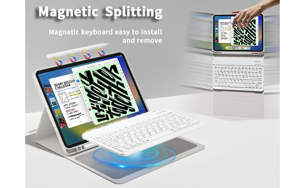 zoyu Keyboard Case for iPad Pro 11 Inch 4th/3rd/2nd Generation 2022