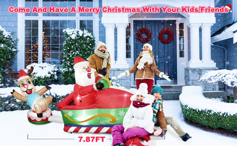 christmas inflatables inflatable reindeer yard decoration outdoor clearance outdoor yard decoration 