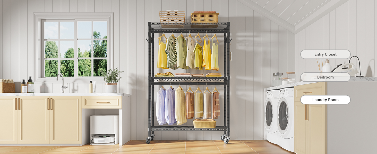 VIPEK R2 Movable Closet Rack