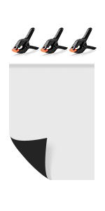 JEBUTU 背景布 リバーシブル 黒＆白