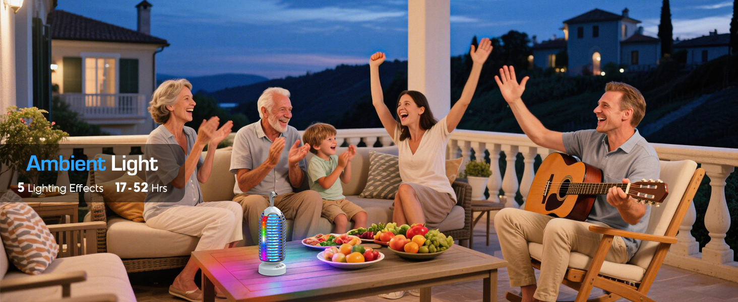 bug zapper with marquee light ambient light 