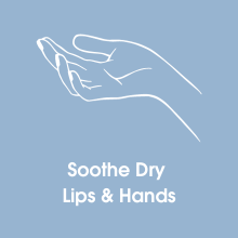 miracle balm soothes dry lips and hands
