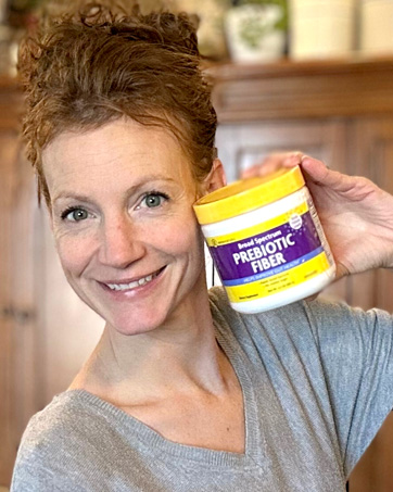 broad spectrum probiotic multi fiber supplement prebiotic powder for women fiber powder gluten free