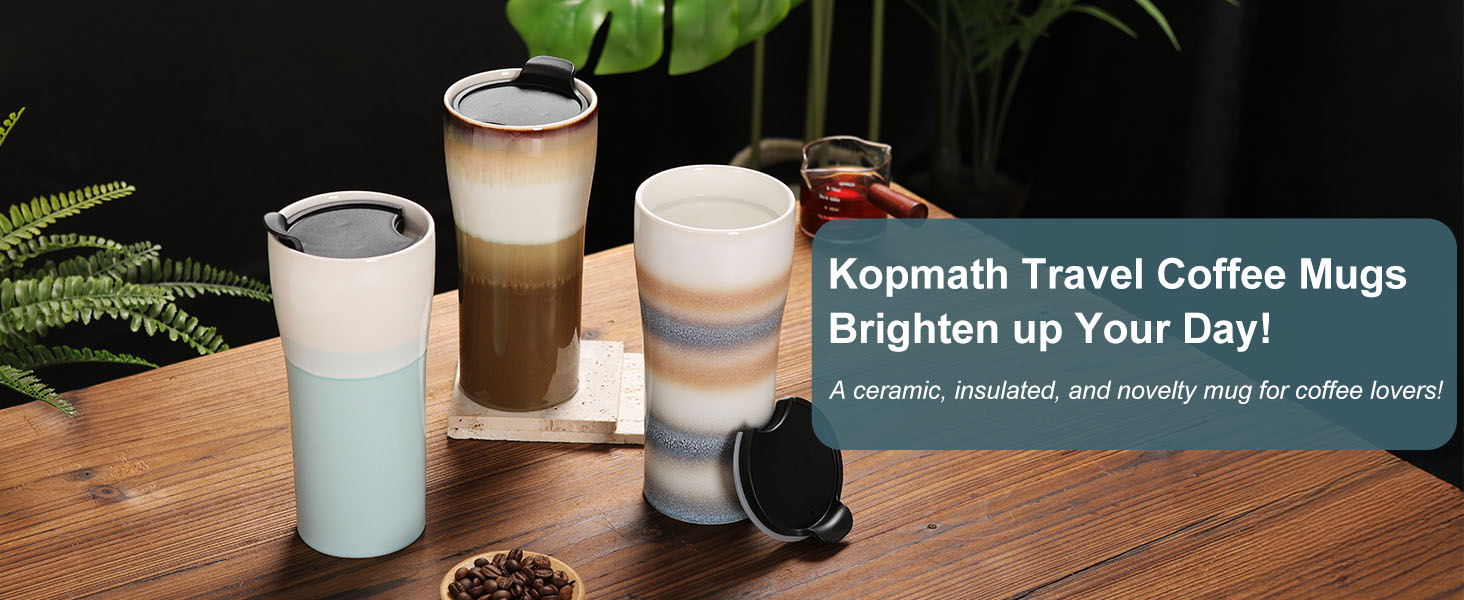 ceramic double wall mug