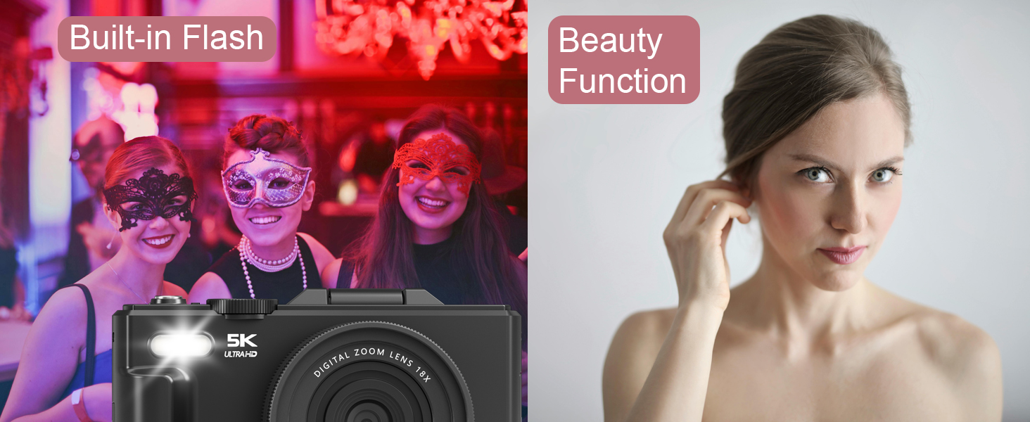 5k 4k digital camera photography vlogging vlog blog compact point and shoot digital cameras
