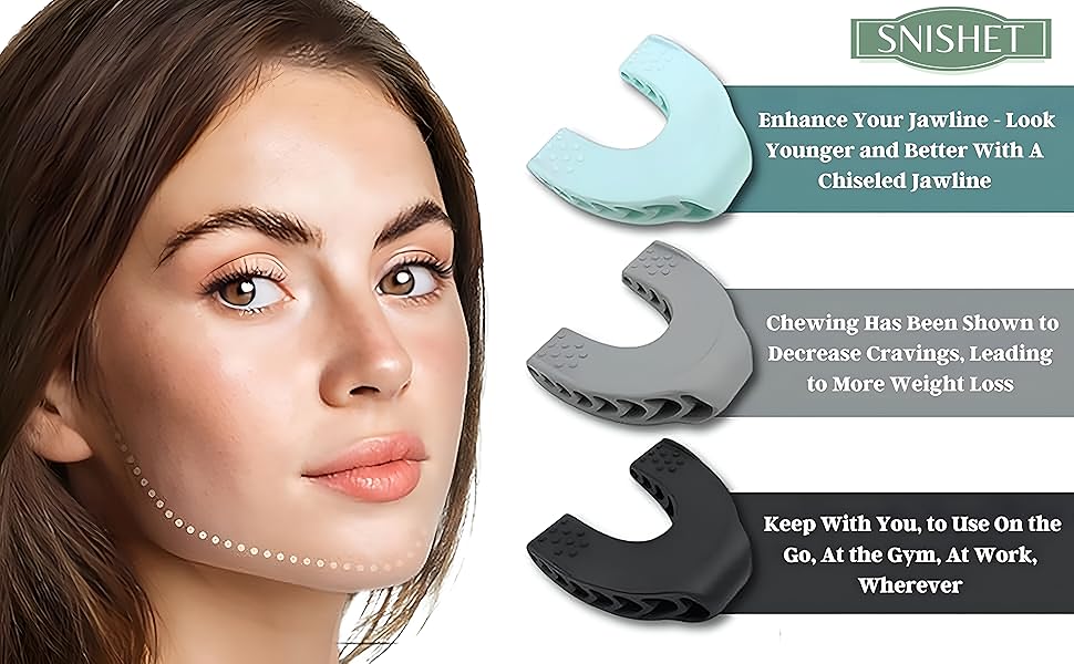 Jawline Exerciser Jaw Shark Jaw Face And Neck Exerciser Jawline Exerciser Tool Men Slim