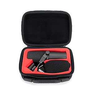 専用！！ケース付き！SHURE SM7B Amazon.com: ANALOG CASES Shure SM7B / MV7 Case - Custom