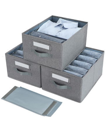 YYDSLEE Jeans Storage Organizer for Closet Pants Organizer