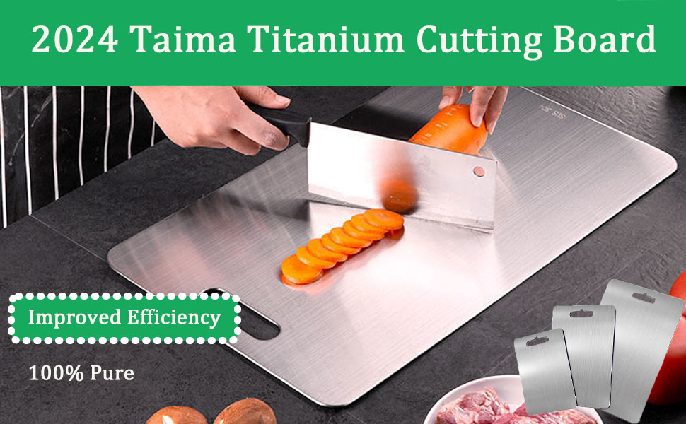 Amazon.com: Apex Titanium Cutting Board, Titan Pro Cutting Board, Titanpro Pure Cut Titanium Cuttings Boards For Kitchen Set, Medical Grade Titaniums Cuttings Boards, Platinum Cuttingz Boardz For Kitchen (M) : Home &